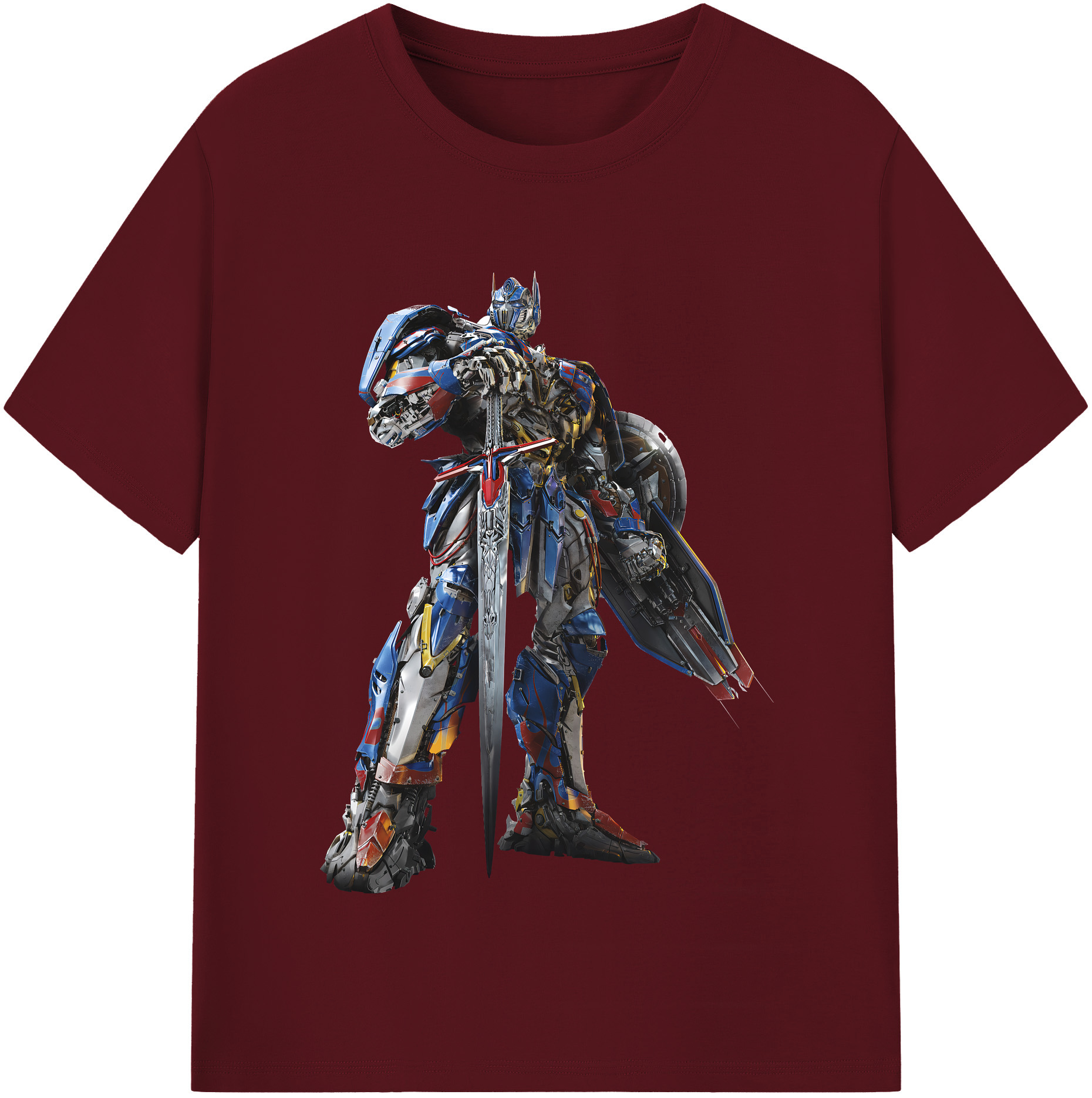 （画像用） Transformers トランスフォーマー 綿100％半袖Tシャツ（フロントプリント）